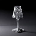3-in-1 Cordless Rechargeable Crystal LED Table Lamp
