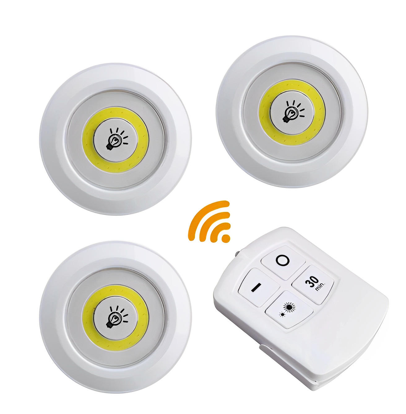 5-Piece LED Light Kit with Remote Control