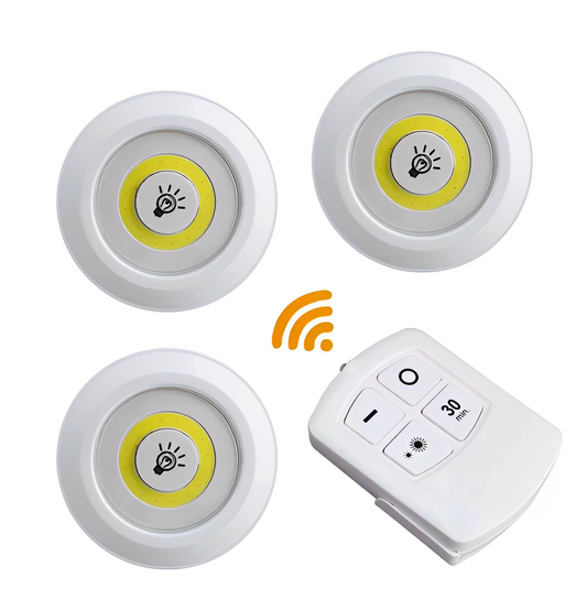 5-Piece LED Light Kit with Remote Control