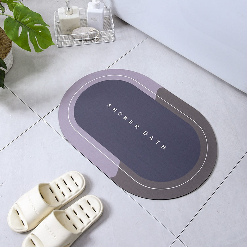 Absorbent Anti-slip Bath Mat