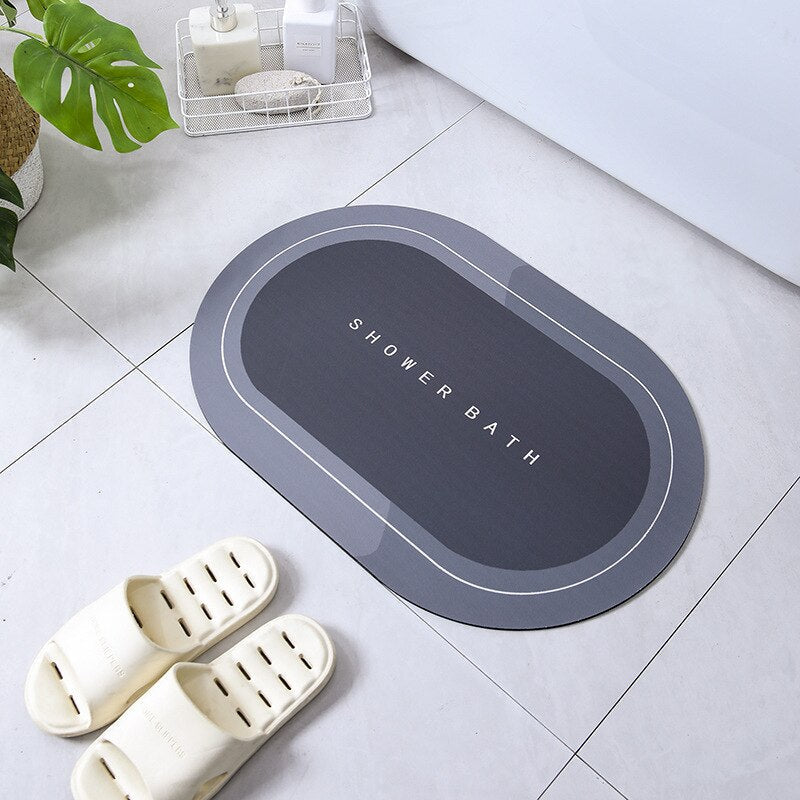 Absorbent Anti-slip Bath Mat