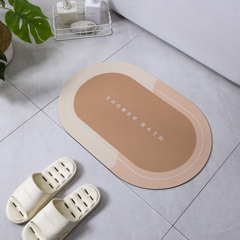 Absorbent Anti-slip Bath Mat