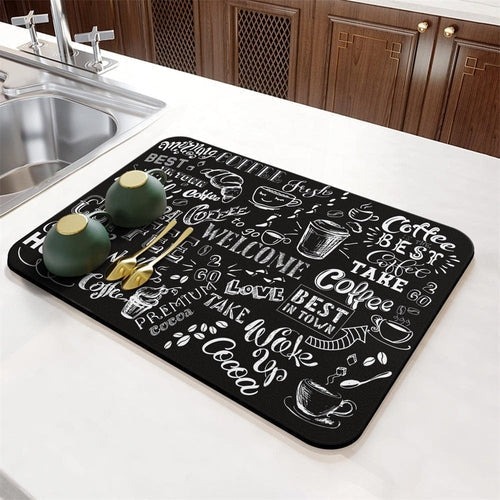 Absorbent Dish Drying Mat