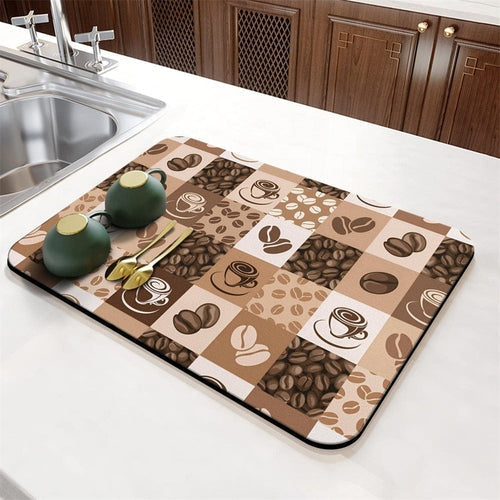 Absorbent Dish Drying Mat