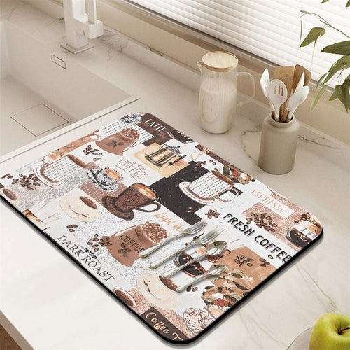 Absorbent Dish Drying Mat