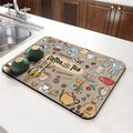 Absorbent Dish Drying Mat