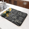 Absorbent Dish Drying Mat