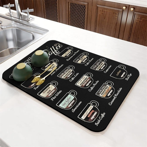 Absorbent Dish Drying Mat