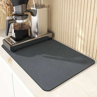 Absorbent Microfiber Dish Draining Mat