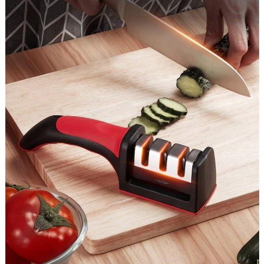 3-in-1 Professional Steel Knife Sharpener