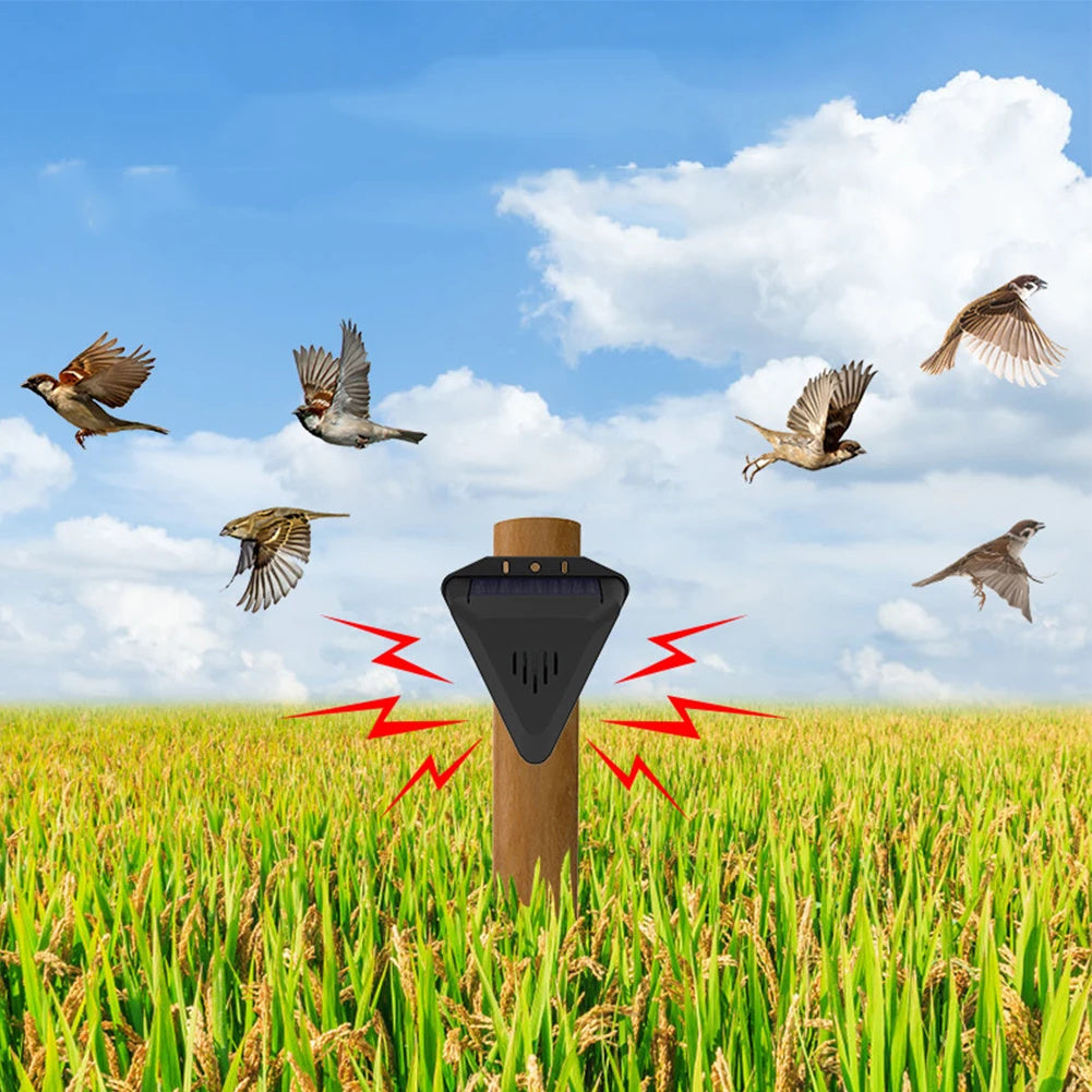 Waterproof Solar Bird Repellent Alarm - SolarSafe