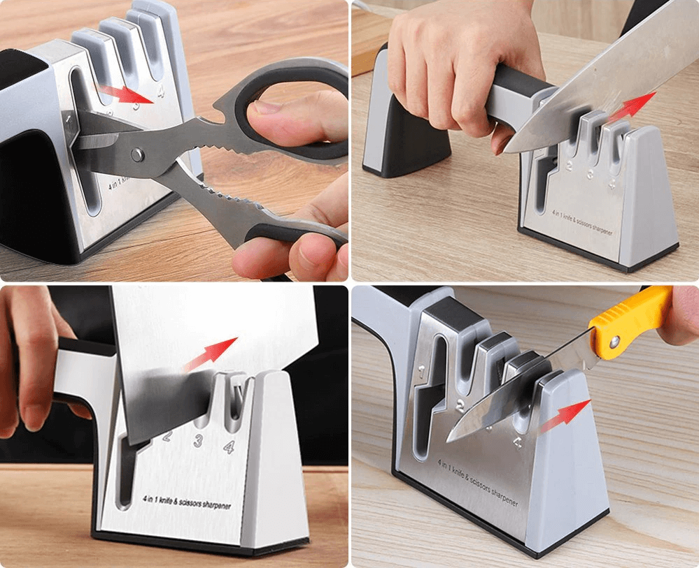 4-in-1 Multifunctional Knife Sharpener