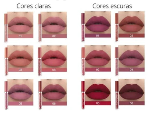 Long-Lasting Matte Effect Lipstick - Buy 3 Get 6