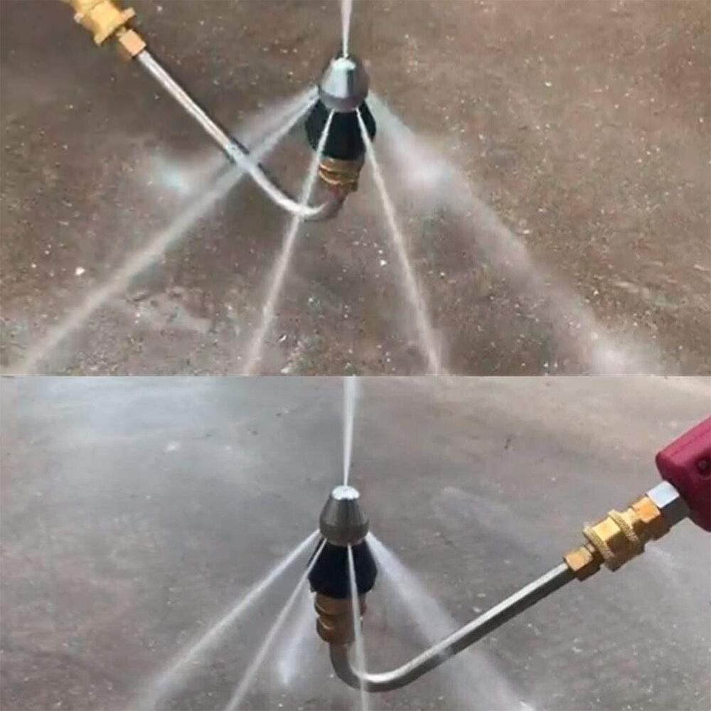 High-Pressure Jet Nozzle for Unblocking and Cleaning Pipes - UltraJet