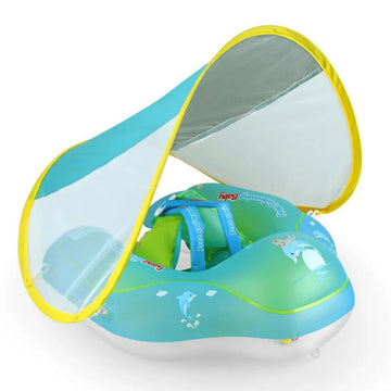Inflatable Baby Float with Removable Sun Protection - BabySun