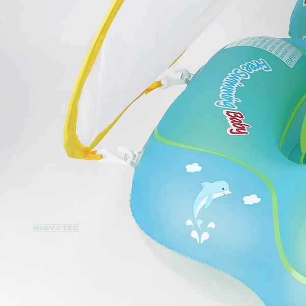 Inflatable Baby Float with Removable Sun Protection - BabySun