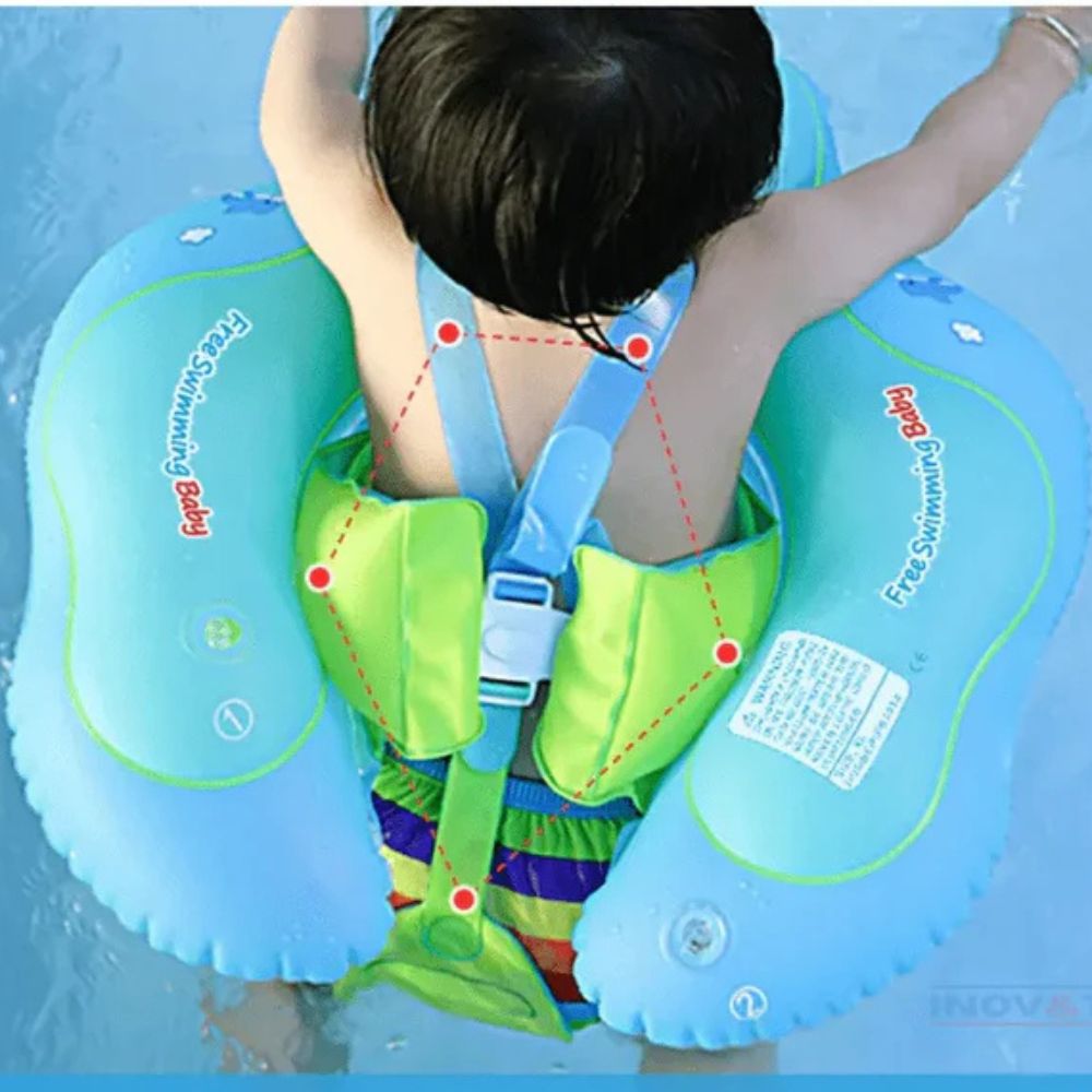 Inflatable Baby Float with Removable Sun Protection - BabySun