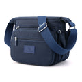 Compact Water-Resistant Nylon Bag with Zip Fastening