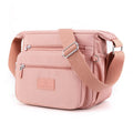 Compact Water-Resistant Nylon Bag with Zip Fastening