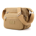 Compact Water-Resistant Nylon Bag with Zip Fastening