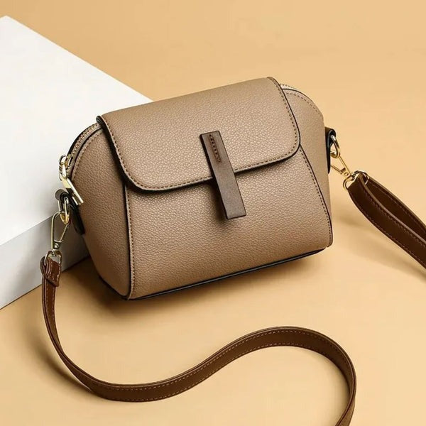 Women's Leather Crossbody Bag - UrbanGlam