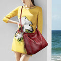 Versatile Waterproof Women's Leather Bag - AquaLeather