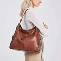 Versatile Waterproof Women's Leather Bag - AquaLeather