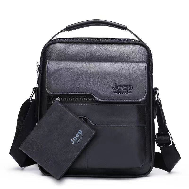 Jеер Men's Leather Bag + Free Leather Wallet