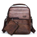 Jеер Men's Leather Bag + Free Leather Wallet