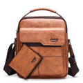 Jеер Men's Leather Bag + Free Leather Wallet