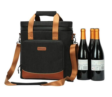 Insulated Wine and Glass Carrier Bag - WineCarry