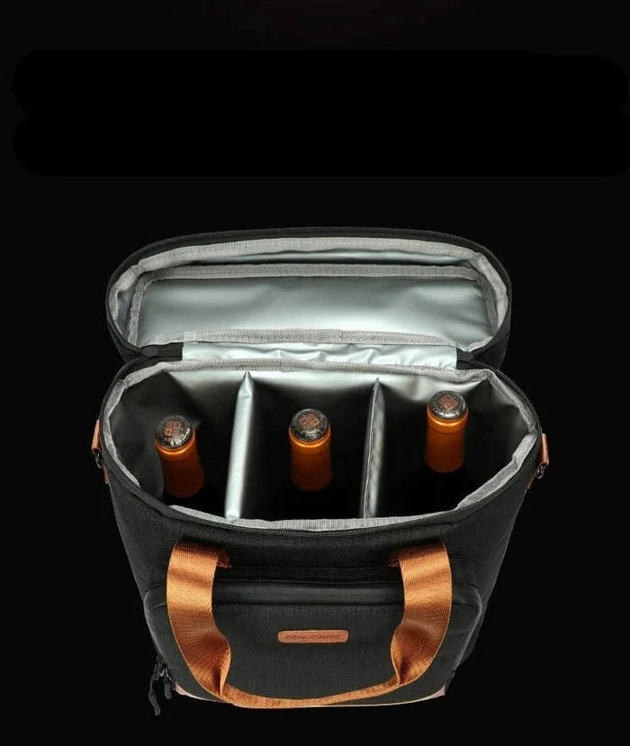 Insulated Wine and Glass Carrier Bag - WineCarry