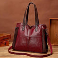 Women's Versatile Leather Tote Bag - ChicCarry