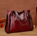 Women's Versatile Leather Tote Bag - ChicCarry