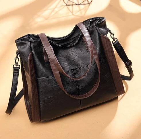 Women's Versatile Leather Tote Bag - ChicCarry
