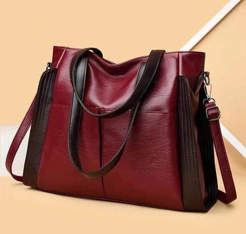 Women's Versatile Leather Tote Bag - ChicCarry