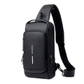 Anti-Theft Shoulder Bag with USB Charging