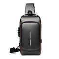 Anti-Theft Shoulder Bag with USB Charging