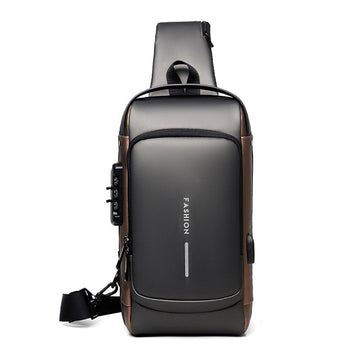 Anti-Theft Shoulder Bag with USB Charging