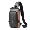 Anti-Theft Shoulder Bag with USB Charging