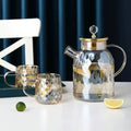 Borosilicate Glass Kettle with Stainless Steel Lid
