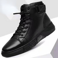 Men's Leather Combat Boot - UrbanStyle