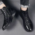 Men's Leather Combat Boot - UrbanStyle