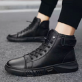 Men's Leather Combat Boot - UrbanStyle