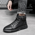 Men's Leather Combat Boot - UrbanStyle