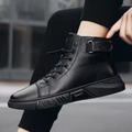 Men's Leather Combat Boot - UrbanStyle