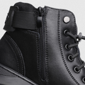 Men's Leather Combat Boot - UrbanStyle