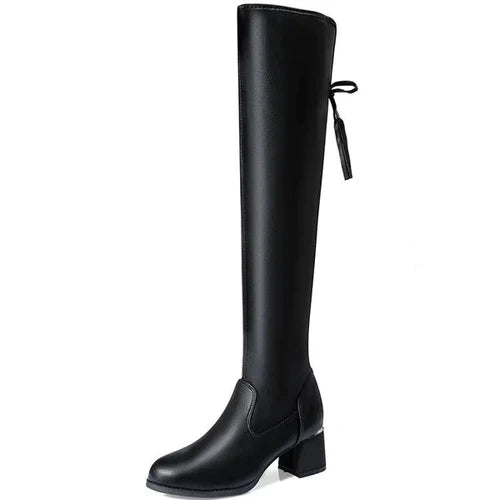 Women's Knee-High Boot in Eco-Leather - Lady Conforty