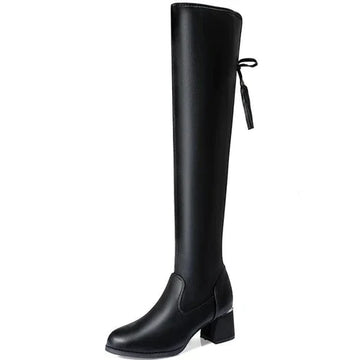 Women's Knee-High Boot in Eco-Leather - Lady Conforty