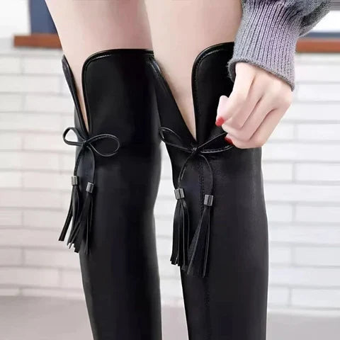 Women's Knee-High Boot in Eco-Leather - Lady Conforty